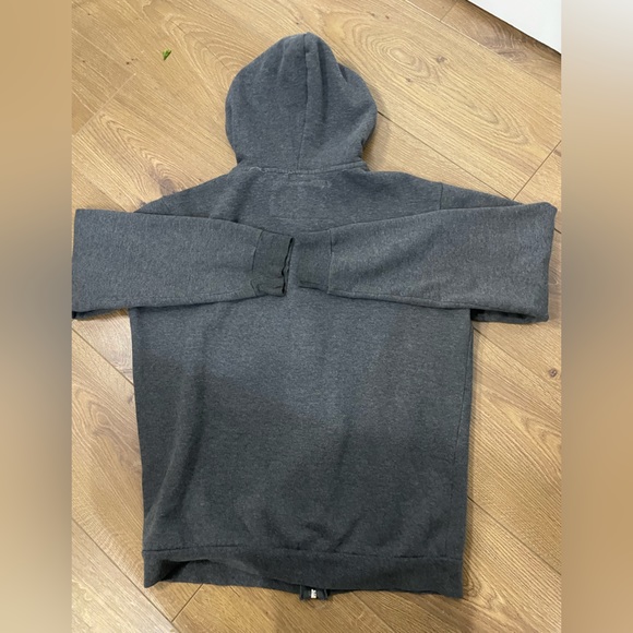 Josh Groban Embroidered Grey and Red Zip Up Hoodie Unisex S - Picture 2 of 5